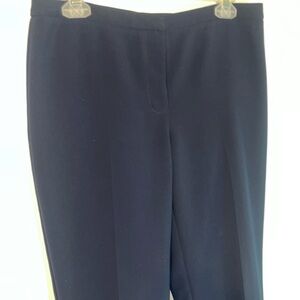 Karl Lagerfield Navy Blue Dress Pants Work Wear Straight Leg Size 8